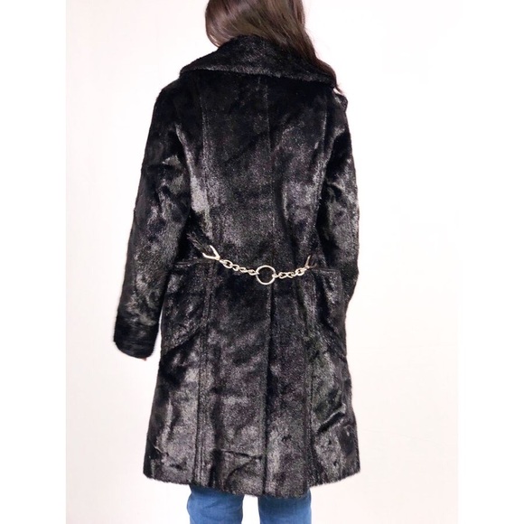 MARGIT BRANDT FAUX FUR COAT - Picture 3 of 4